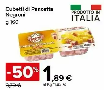 Carrefour Market Negroni Pancetta offerta