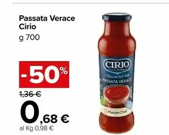 Carrefour Market Cirio Passata di pomodoro offerta