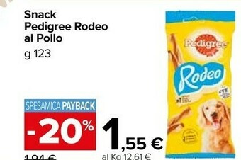 Carrefour Market Pedigree Cibo per cani offerta