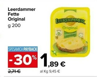 Carrefour Market Leerdammer Formaggio offerta