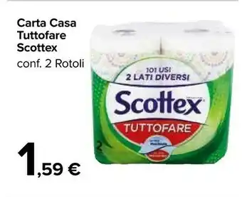 Carrefour Market Scottex Rotoli di carta offerta