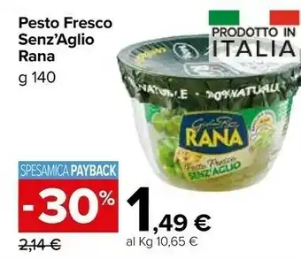 Carrefour Market Rana Pesto offerta
