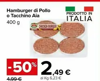 Carrefour Market Aia Hamburger offerta