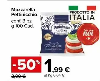 Carrefour Pettinicchio Fior di latte offerta