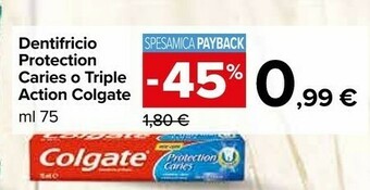 Carrefour Colgate Dentifricio offerta