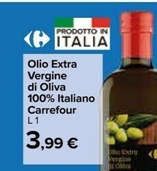 Carrefour Olio extravergine di oliva offerta