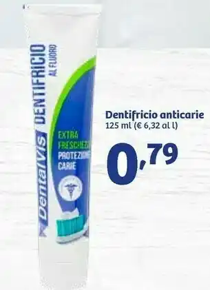 Dental Vis Dentifricio Anticarie 125 Ml