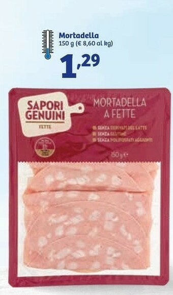 In'S Mercato Sapori Genuini - Mortadella 150 G(ml) offerta