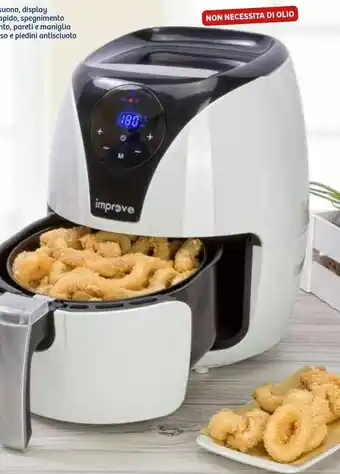 In'S Mercato Improve Friggitrice Ad Aria Potenza 1500 W offerta