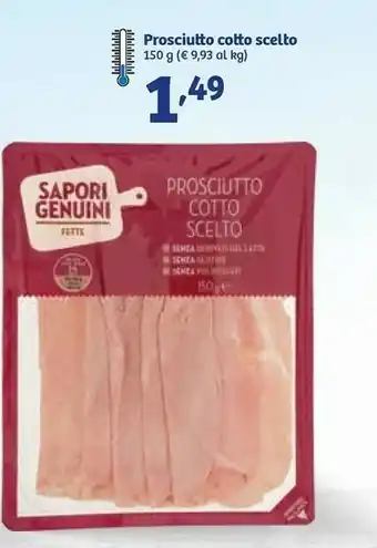 In'S Mercato Sapori Genuini - Prosciutto Cotto 150 G(ml) offerta