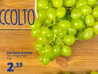 In'S Mercato Uva Italia Di Sicilia offerta