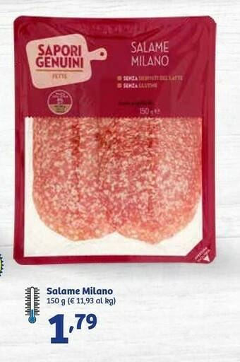 In'S Mercato Sapori genuini Salame Milano 150 G offerta