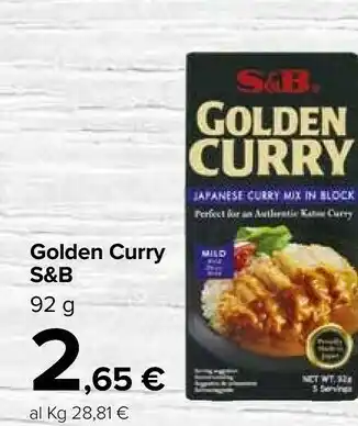 Carrefour Market S&b Golden Curry offerta