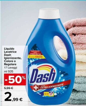 Carrefour Market Dash Liquido Lavatrice Igienizzante offerta