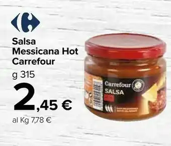 Carrefour Market Carrefour - Salsa Hot 315 G(ml) offerta