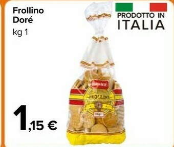 Carrefour Market Dorè Biscotti Frollini 1000 G(ml) offerta
