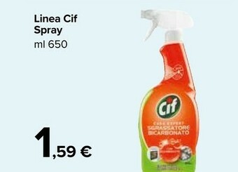 Carrefour Market Cif Linea Spray offerta