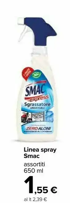 Carrefour Market Smac Linea Spray offerta