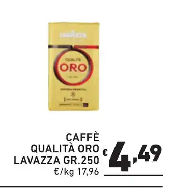 Ok Market CAFFÈ QUALITÀ ORO LAVAZZA GR.250 offerta