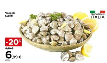 Carrefour Market Vongole Lupini offerta