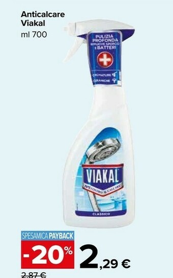 Carrefour Market Viakal Anticalcare offerta