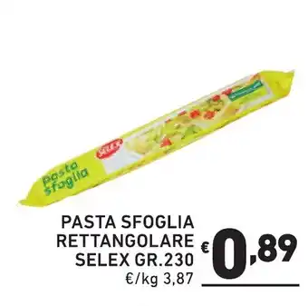 Ok Market PASTA SFOGLIA RETTANGOLARE SELEX GR.230 offerta
