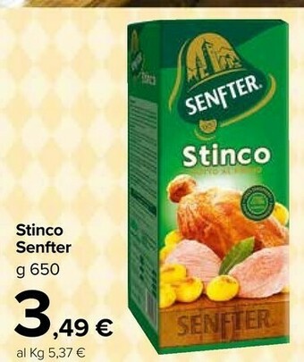 Senfter Stinco Cotto Al Forno 650 G(ml)
