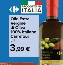 Carrefour Market Carrefour Olio Extra Vergine Di Oliva 100% Italiano offerta