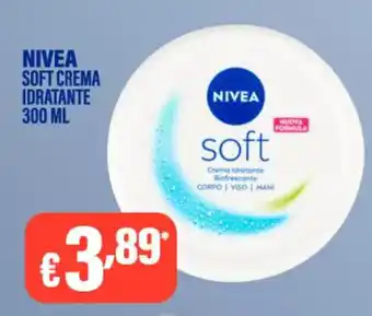 Cossuto NIVEA SOFT CREMA IDRATANTE 300 ML offerta