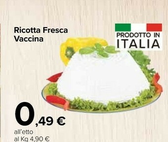 Carrefour Market Ricotta Fresca Vaccina offerta
