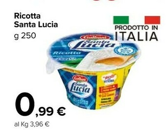Carrefour Market Santa lucia Ricotta offerta