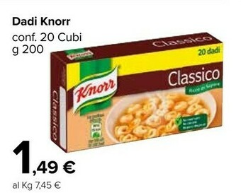 Carrefour Market Knorr Dadi offerta