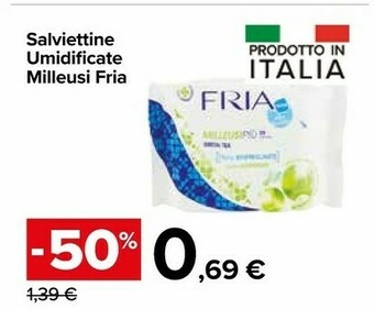 Carrefour Market Fria Salviettine Umidificate Milleusi offerta
