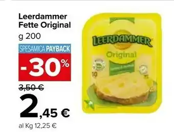 Carrefour Market Leerdammer Fette Original offerta