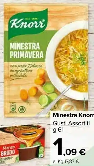 Carrefour Market Knorr Knorr - Minestra Primavera 61 g(ml) offerta
