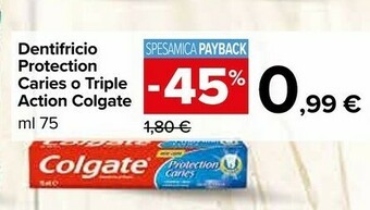 Carrefour Colgate Dentifricio offerta