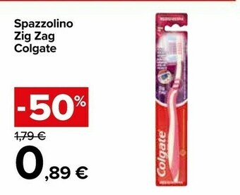 Carrefour Colgate Spazzolino Zig Zag offerta