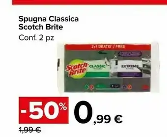 Carrefour Scotch Brite Spugna Classica offerta