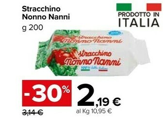 Carrefour Nonno Nanni Stracchino offerta