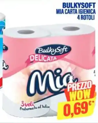 BULKYSOFT MIA CARTA IGIENICA 4 ROTOLI