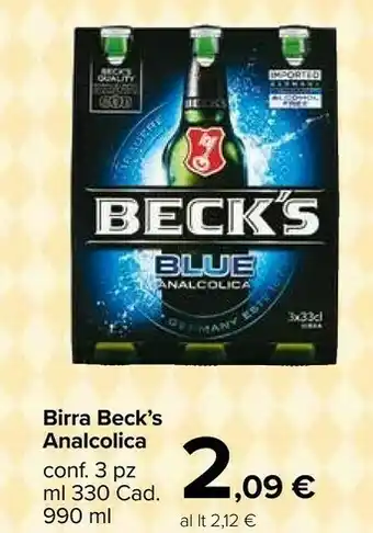 Carrefour Beck's - Beck's 330 g(ml) offerta