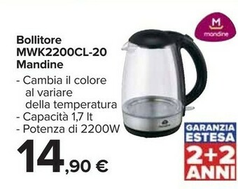 Mandine Bollitore