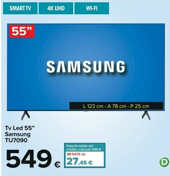 Carrefour Samsung Tv offerta