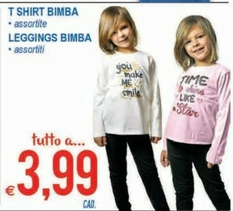 MD Discount T Shirt Bimba offerta