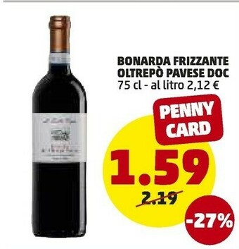 PENNY Bonarda Frizzante Oltrepo Pavese Doc offerta