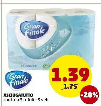 PENNY Gran Finale Asciugatutto offerta
