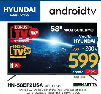 Sinergy Hyundai TV HN-58EF2USA offerta