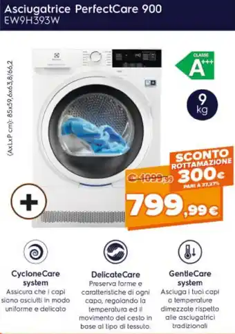 Parente Expert Asciugatrice PerfectCare 900 EW9H393W offerta