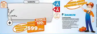 Parente Expert Daikin Climatizzatore ATXC35B/ARXC35B New Classic offerta