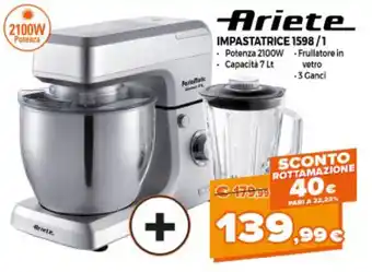 Parente Expert Ariete Impastatrice 1598/1 offerta